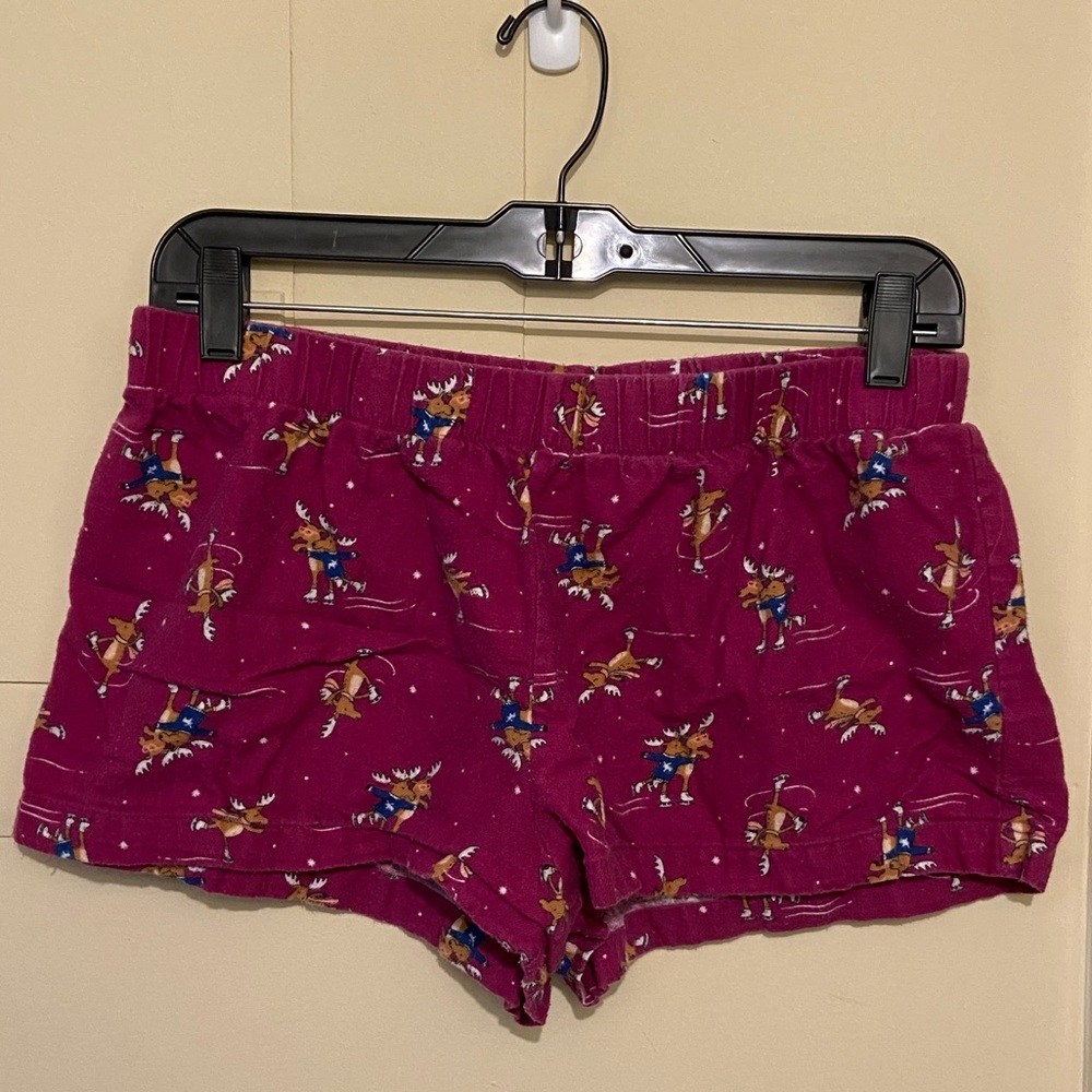 Jenni Pink Reindeer Pajama Shorts